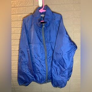 Lands' End Navy Windbreaker
